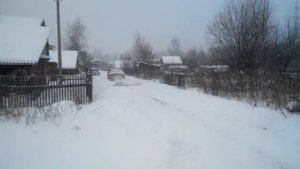 Ниссан Максима а33 против снега.