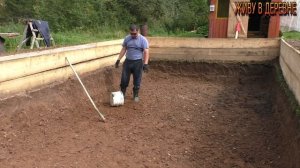 Бассейн из досок на 33 куба своими руками