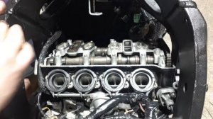 Регулировка Клапан на Сузуки GSXR600 . Часть 3
