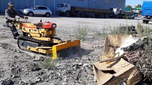 Мини бульдозер, "бульдозер", ручной бульдозер#бульдозер#yanmar#планировщик