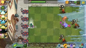 Зомби-факир против всех зомби. PvZ Дичь!