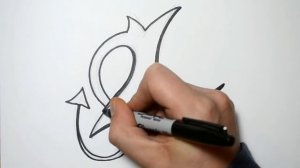 How to Draw Letters in Graffiti Writing - I