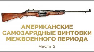 Американские самозарядные винтовки межвоенного периода. Часть 2. Лекторий: история оружия