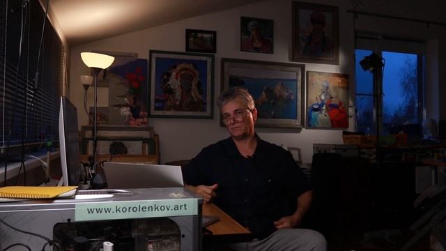 1048 ЖИВОПИСЬ ВСЛЕПУЮ _ рисование. Короленков смотреть онлайн