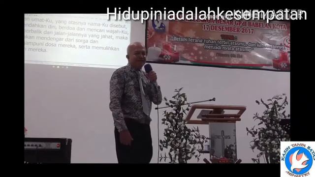 KTB Ministry."Hidup ini adalah kesempatan" Ev.Ir.Emil Moris.S смотреть онлайн