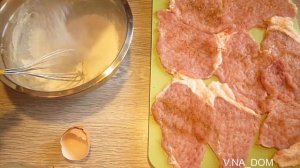 Мясо в кляре за пять минут! | Рецепт в описании ♡
