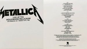 Metallica - The Ecstasy Of Gold (Live at The Hollywood Palladium, CA,1985) Disc 2/4 - iled