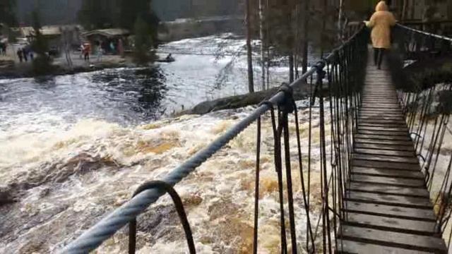 Водопады Ахвенкоски экотропа