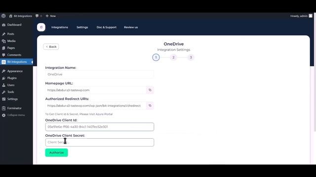 (Free) Integrating Ninja Forms with OneDrive | Step-by-Step Tutorial | Bit Integrations