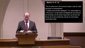 21-01-2024 Avonddienst Gereformeerde Kerk te Voorthuizen