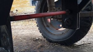 Самодельное крепление для отвала МТЗ.