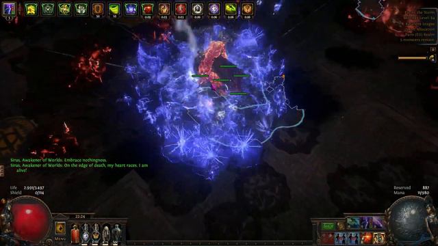 PoE [3.19] Lightning Arrow/Storm Rain Deadeye vs Sirus in 3 Seconds смотреть онлайн