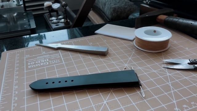 Making leather a watch strap v2.0 / Создание часового ремешка из кожи