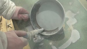 Пескоструйная очистка сковороды | SandBlastMan