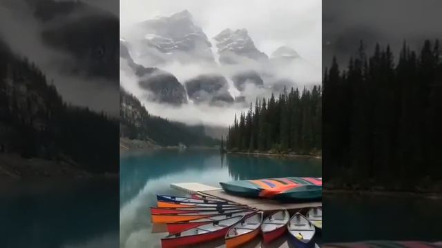 Incredibly beautiful Moraine lake, Canada