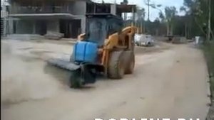 Щетка дорожная для минипогрузчика