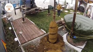 Дренажный колодец для слива воды из банного чана