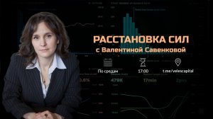 «Расстановка сил» на фондовом рынке с Валентиной Савенковой – 24 апреля 2024 года