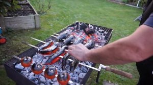 BBQ Шашлык из свиных ребрышек (Маринованные в соусе)