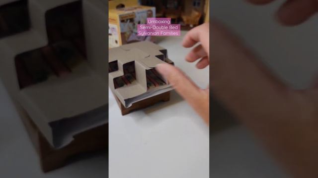 Umboxing Semi-Double Bed  #sylvanianfamilies 💕 #calicocritters #unboxing #unboxingtoys #sylvanian