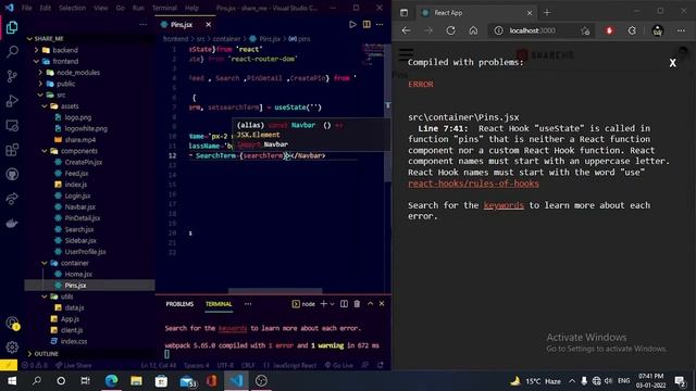 Developing a full stack react app #day2 | time-lapse | react-js | Dark Kaif смотреть онлайн