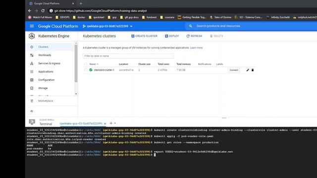 Google Cloud Platform: Role Based Access Control with GKE смотреть онлайн
