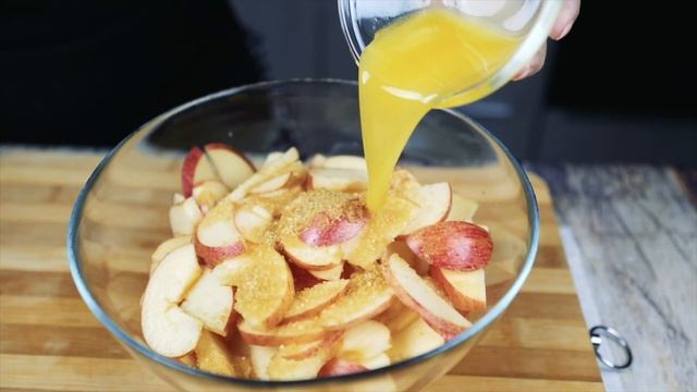 Яблочный тарт / Французский яблочный пирог / Пирог с яблоками / Французская выпечка /