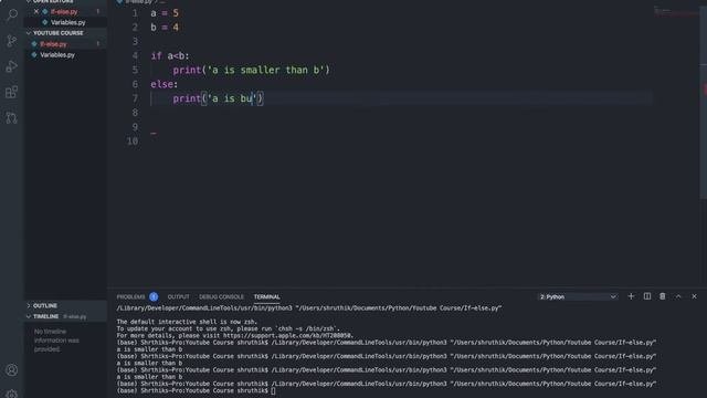 Python | If and Else statements | Beginner Python | Python Course | Episode 3