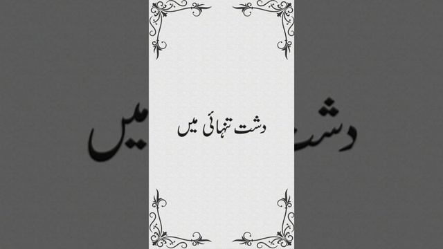 Ghazal - Dasht-e-Tanhai - Cover by Amena Najeeb смотреть онлайн