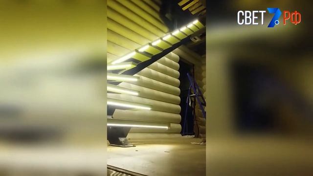 Автоматическая подсветка ступеней лестницы с датчиком движения / Умная подсветка лестницы смотреть онлайн