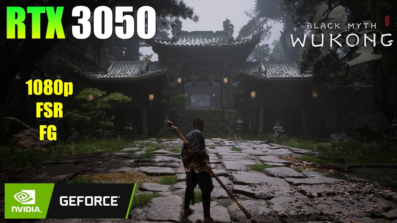 Black Myth: Wukong | Мобильная GTX 3050 (95W) | Intel i5 12500H | 1080p | FSR, Frame Generation