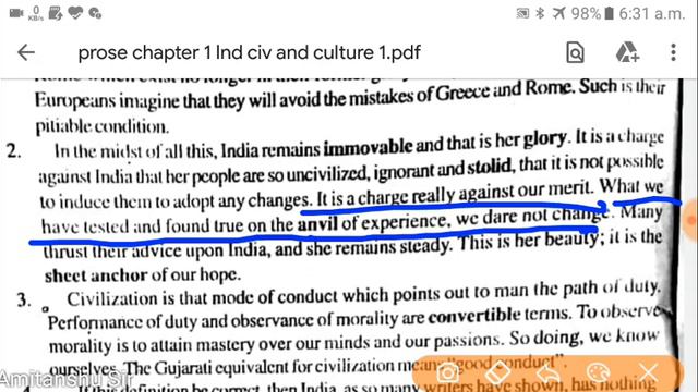 Class 12th Bihar board |Chapter 1 Indian civilization and culture |Day 2|