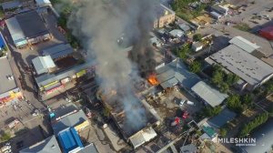 Пожар на торговой базе Тулака, Волгоград 27.06.2019 г.