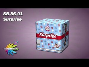 SB-36-01 SURPRISE / СЮРПРИЗ батарея салютов 1,2"х36 залпов