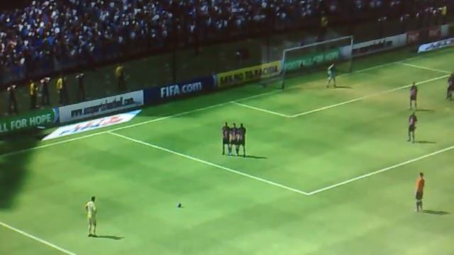 remake coup franc juninho barcelone fifa 09 смотреть онлайн