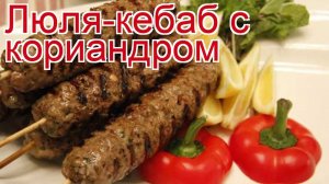 Рецепты из оленины - как приготовить оленину пошаговый рецепт - Люля-кебаб с кориандром за 60 минут