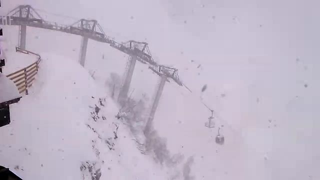 Очистка крыши от снега смотреть онлайн