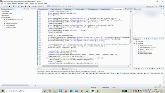 Zerodha how to get free candle data through selenium through scripting# Selenium chrome dev tools смотреть онлайн