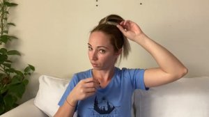 Красивая шишка из хвоста / вечерня причёска / легкая причёска / идеи причёсок /