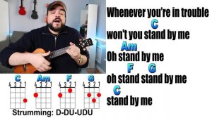 STAND BY ME - Ben E. King Ukulele Play Along and Chords
