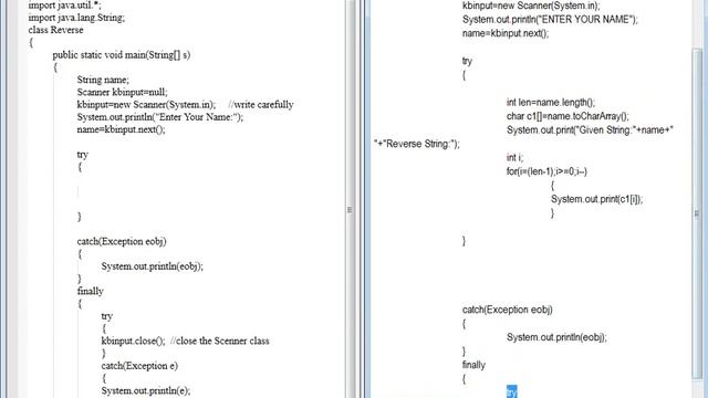 Java Reverse String easy Java Script смотреть онлайн