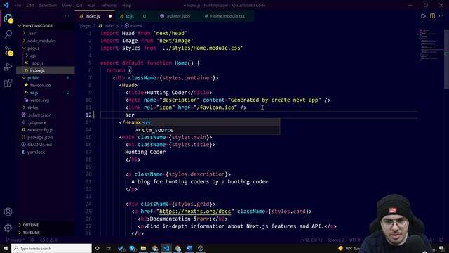 Head and Script Component in Next.js | NextJs Tutorial for Beginners #6