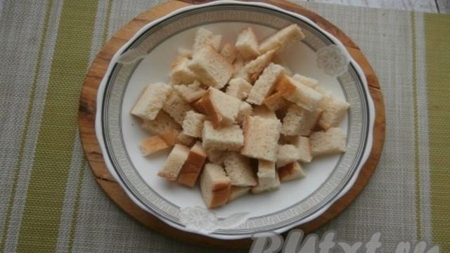 Сладкие сухарики из батона в духовке