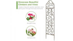 Tall Metal Garden Trellis For Climbing Plants Freestanding Modern