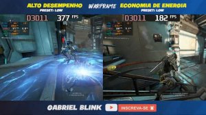 Warframe - Economia de Energia VS Alto Desempenho no Windows 10 - Qualidade LOW!