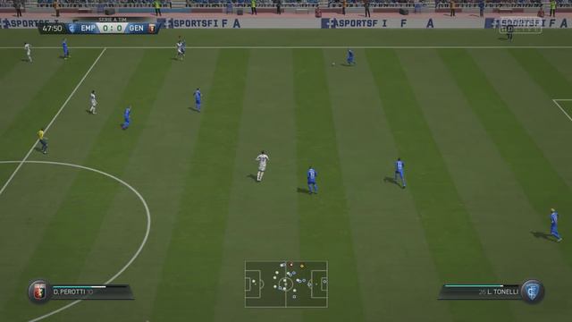 Empoli - Genoa 2-0 del 24 ottobre 2015 (FIFA 16)