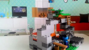 Обзор набора лего майнкрафт : пещера зомби