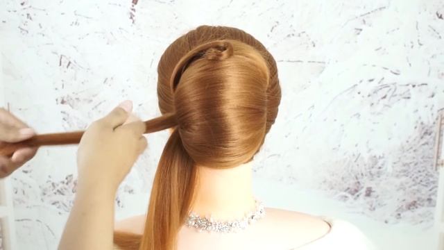 Easy French Roll Hairstyle With Clutcher – Easy Hairstyles For Party смотреть онлайн