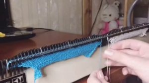 Нева 1: вязание двух полотен одновременно