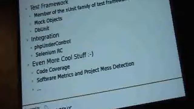 Testing PHP/MySQL applications with PHPUnit/DBUnit